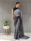 DAC Tassles Designer Chiffon Party Wear Readymade Sarees Wholesale Market In Surat
